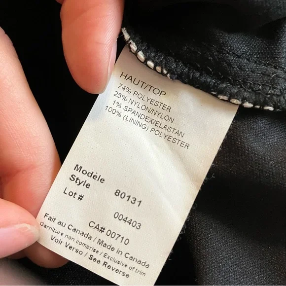 Joseph Ribkoff Ruffled Tee - Picture 4 of 5